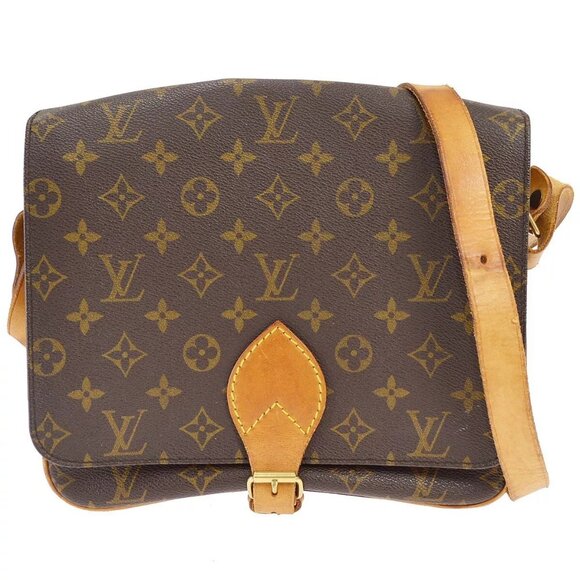 Louis Vuitton CARTOUCHIERE GM SHOULDER BAG PURSE MONOGRAM - Picture 1 of 13